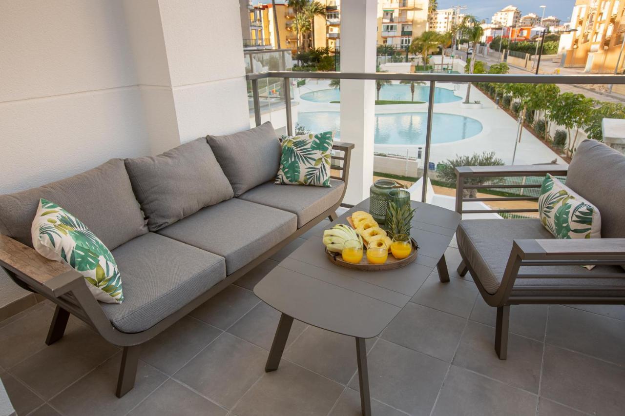 Sunny Apartment In Denia With Outdoor Swimming Pool And Garage Parking Place Included, 300M From The Sandy Beach Екстериор снимка